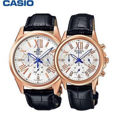 官方联保卡西欧手表EFR-548L-7B和SHE-502